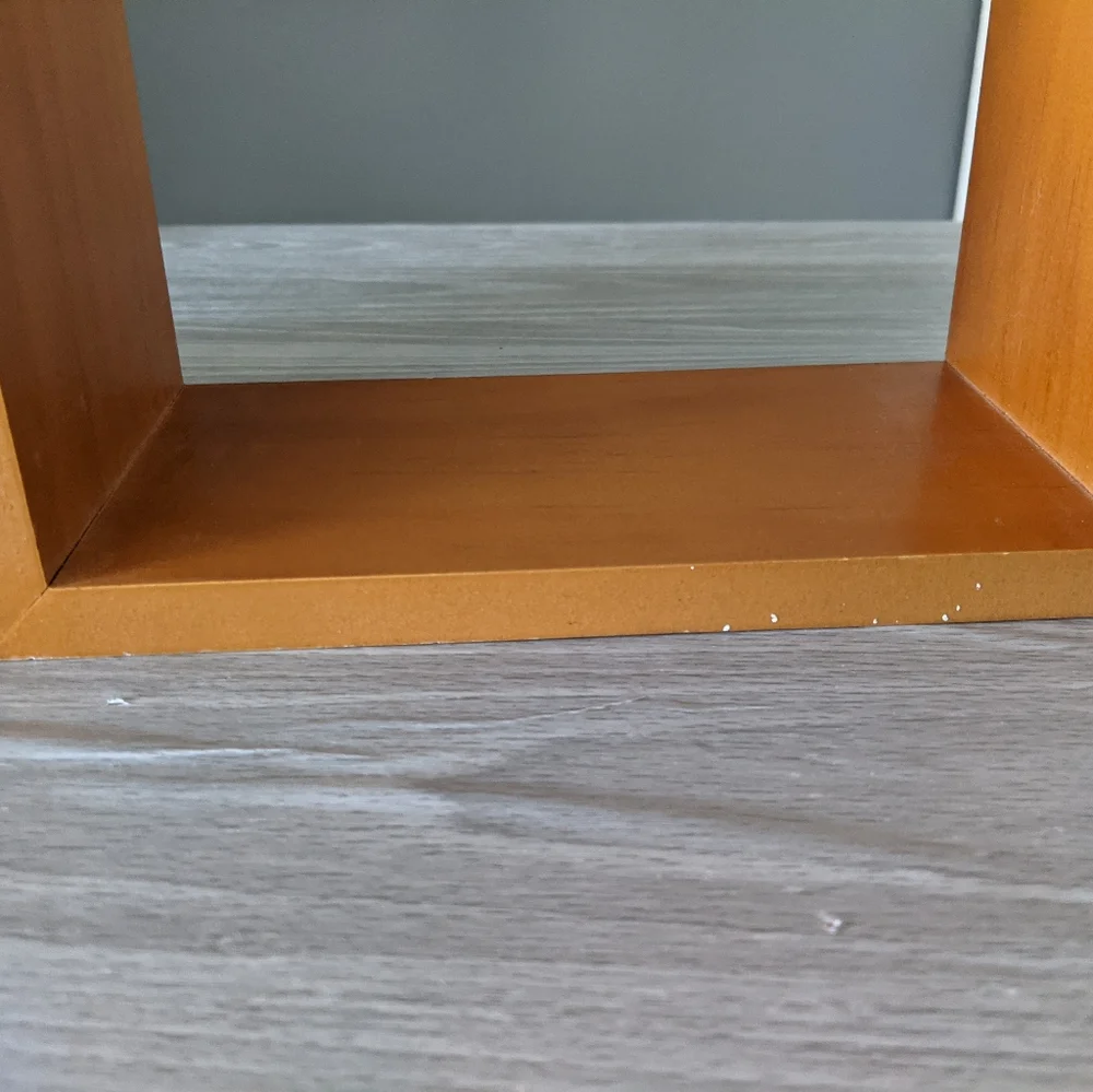 Square Wooden Shadow Box Shelves